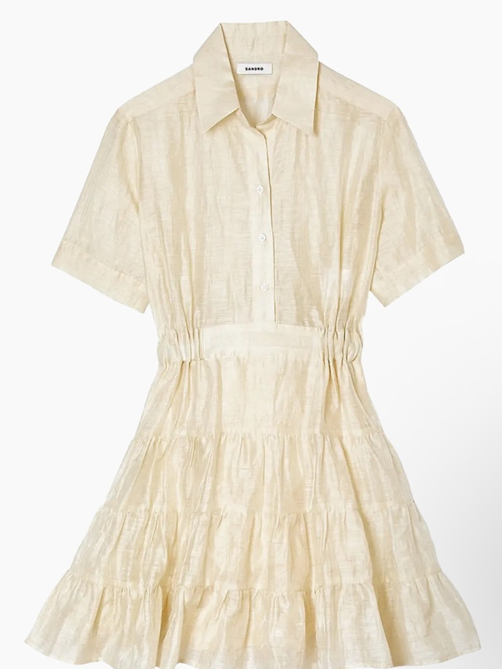 Sandro Short Ruffled Dress